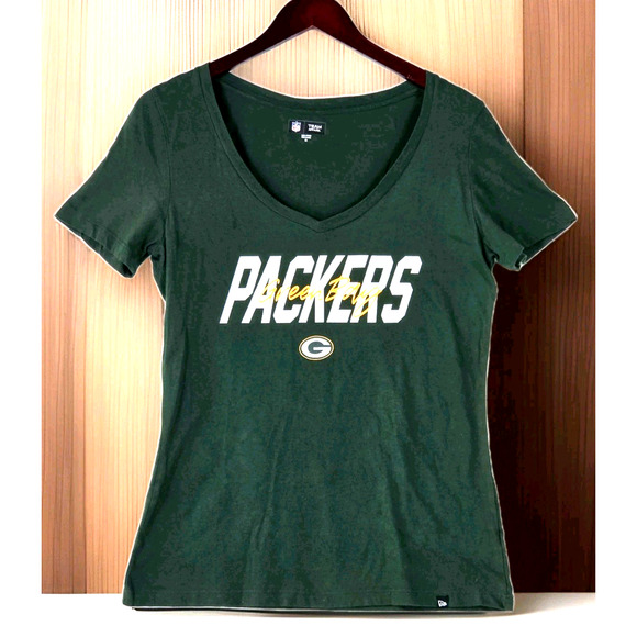 NFL Other - Green Bay Packers NFL Team Apparel Women's Cotton Cap Sleeve Shirt Size Medium